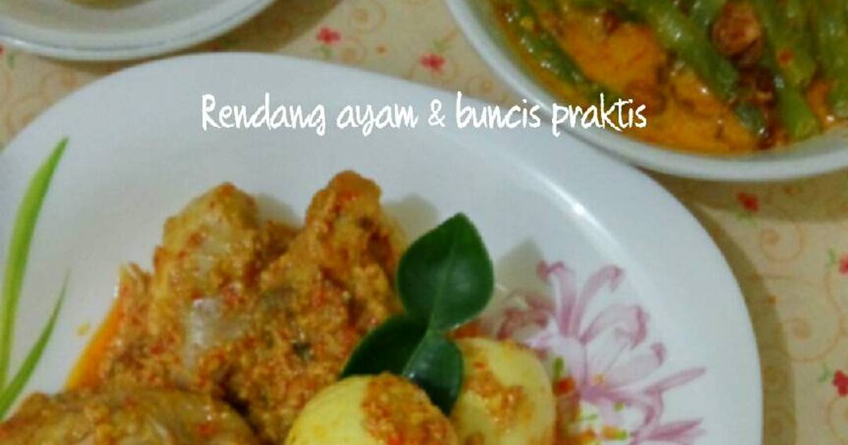  Resep  Rendang ayam sayur praktis  ala ibu ku  oleh Ala 