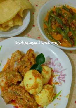 Rendang ayam & sayur praktis ala ibu ku ðŸ²ðŸœ