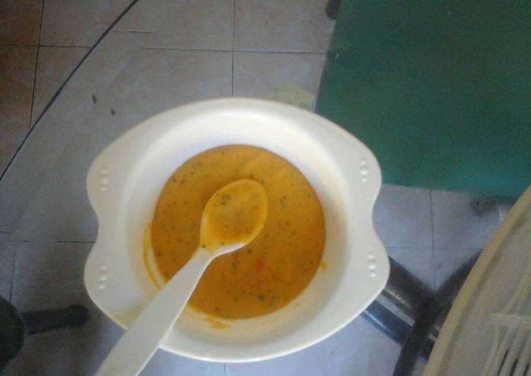 Resep Bubur labu kuning bayi 6m Dari alfarisi