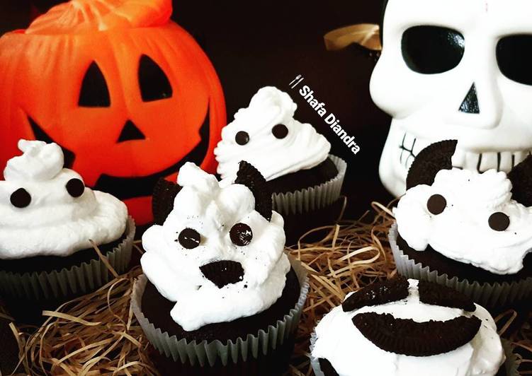 resep lengkap untuk Halloween cupcakes vol.2??