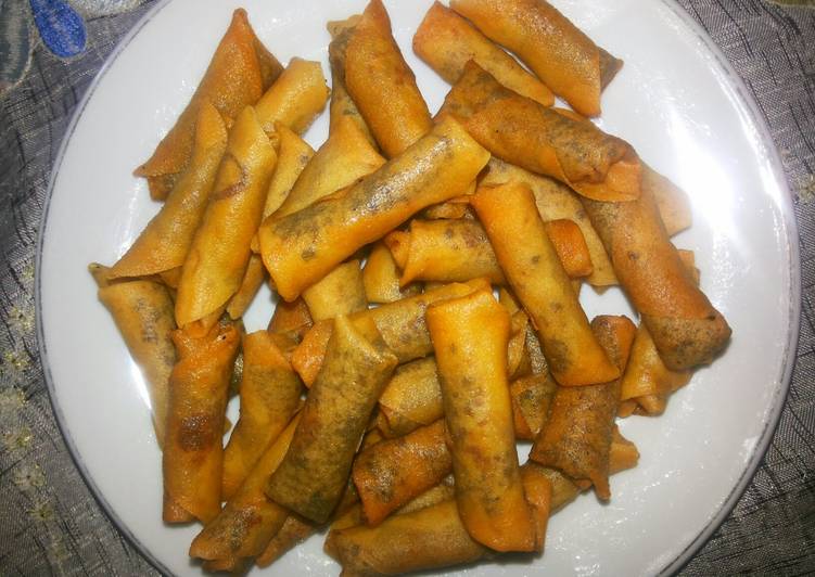 resep makanan SUMPIA ISI ABON