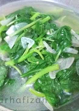 Tumis sayur bayam