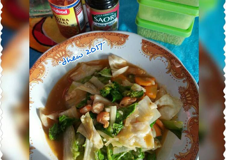 bahan dan cara membuat Capcay Sayur Kuah