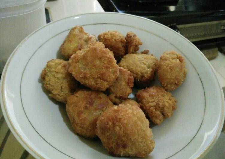 cara membuat Nugget Tempe Wortel (non msg)