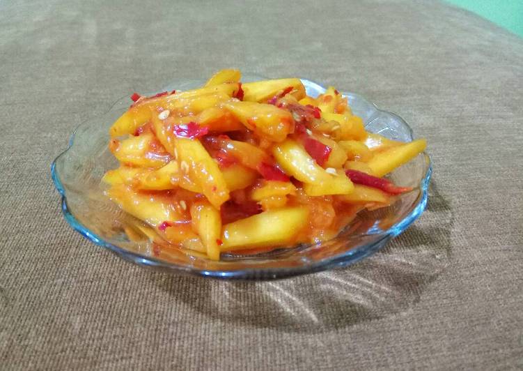 resep makanan Sambal Mangga Terasi