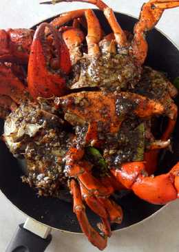 Kepiting saus lada hitam