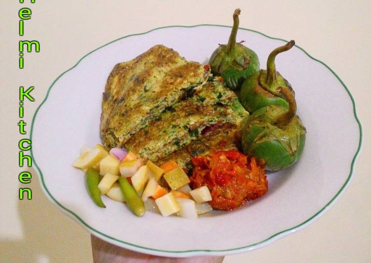 resep Telur Dadar Daun Kelor