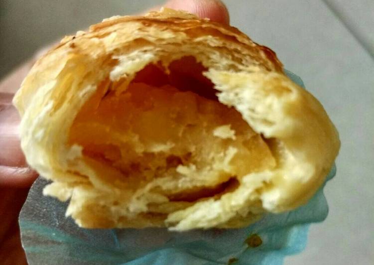 gambar untuk cara membuat Bolen tape keju puff pastry homemade