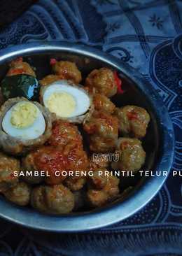 Sambel Goreng Printil Telur Puyuh