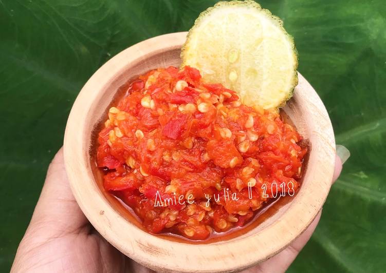 Resep Sambel untuk soto Dari Amiee yulia