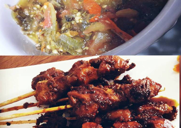 resep Sate Maranggi Sambal Tomat