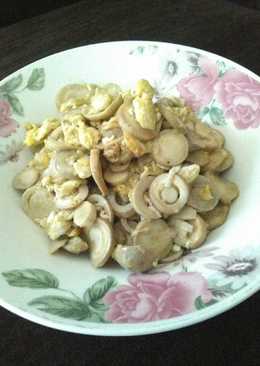 Tumis Jamur Merang & Telur