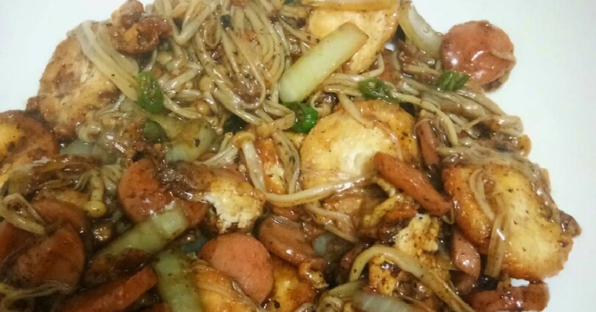 108 resep tumis jamur enoki enak dan sederhana - Cookpad