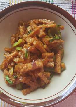 Tumis tempe cabe gendot