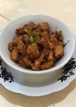 Cumi asin sambal temp