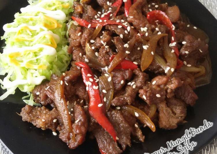 Daging teriyaki 