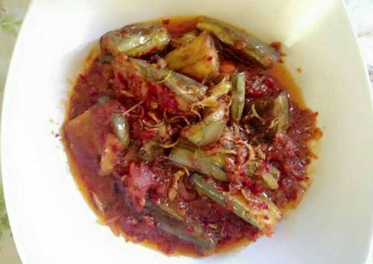 gambar untuk resep makanan Sambal Terong Udang Rebon