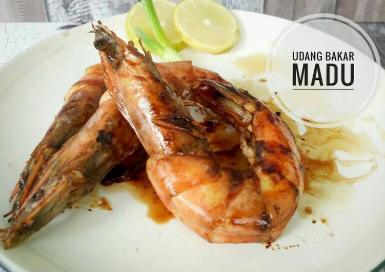 cara membuat Udang Bakar Madu