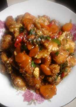 Chiken sayuran saus kecap