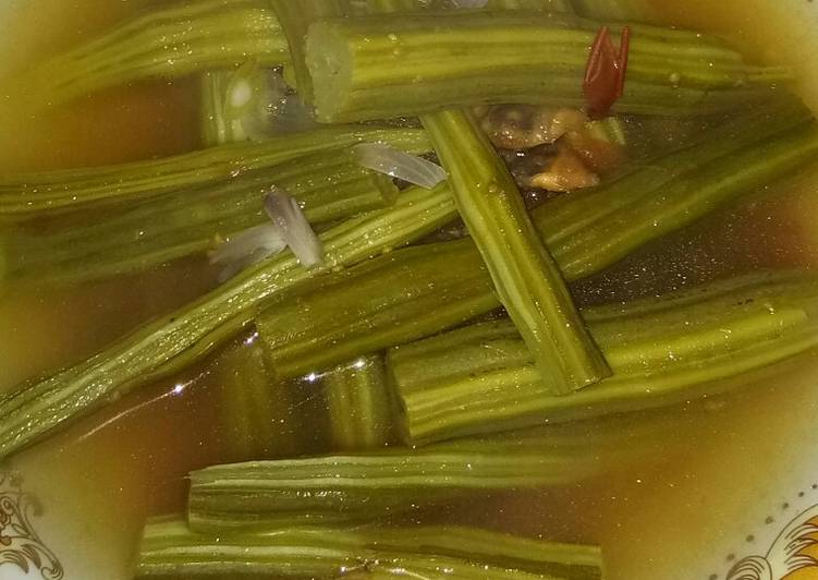 cara membuat Sayur asam buah kelor(saronco wua parongge)khas Bima NTB