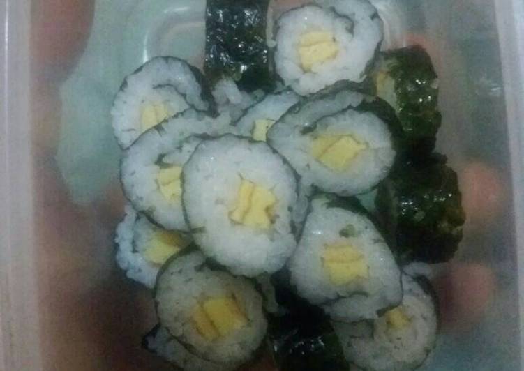 Resep Simple mini sushi (bekal anak sekolah) - novrendras