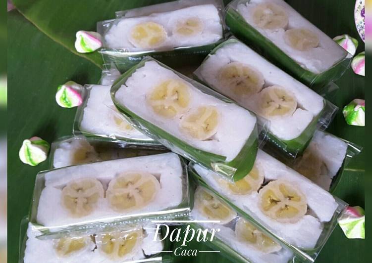 gambar untuk resep makanan Nogosari Potong /Nagasari Potong