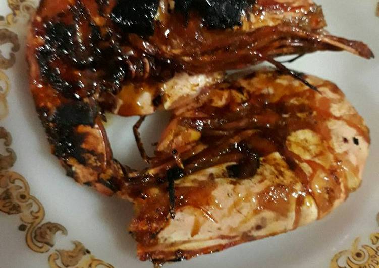 gambar untuk cara membuat Udang bakar madu