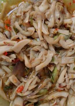 Tumis Jamur tiram Pete