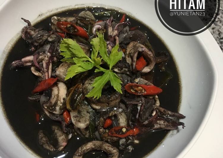 resep Cumi Tumis Hitam