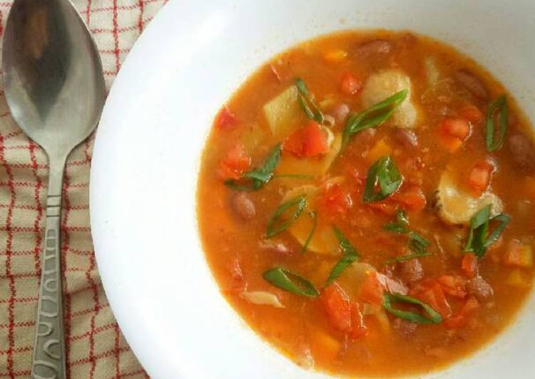 resep makanan Minestrone (sup kental itali)