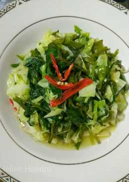 Tumis kangkung kol praktis