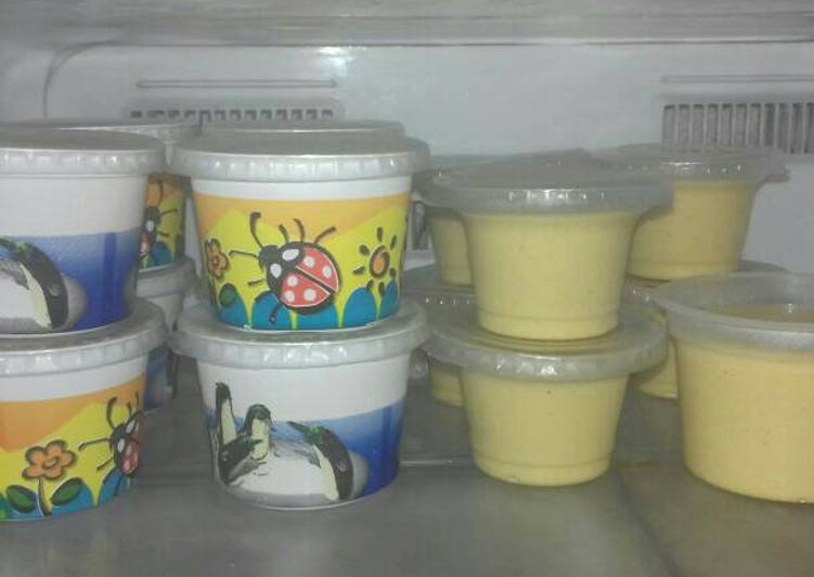 gambar untuk resep makanan Es krim labu kuning