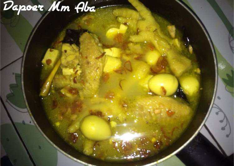 Resep Ayam Kuah Kuning Komplit By Dapoer Mm Aba