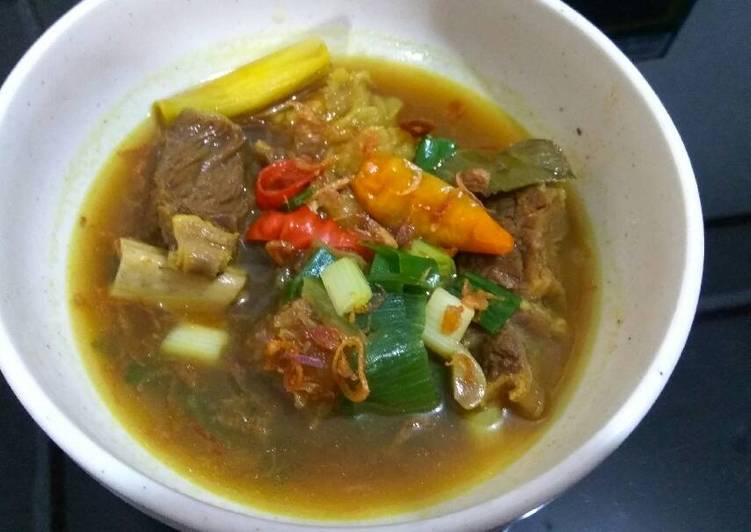 resep lengkap untuk Pindang iga sapi