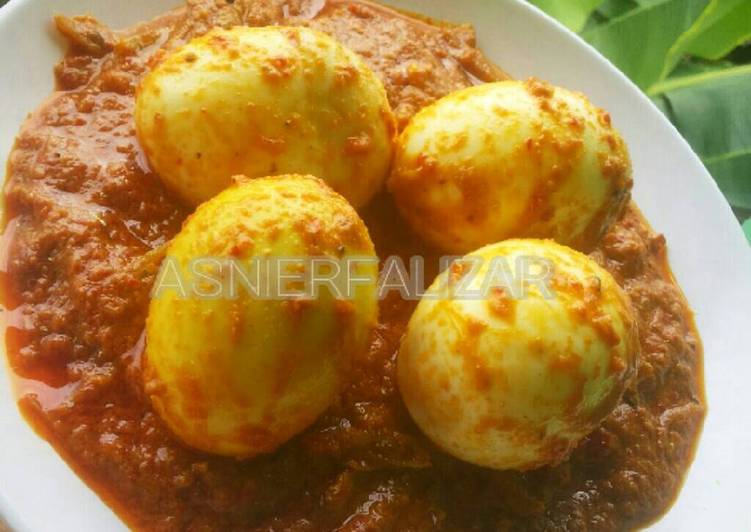 resep makanan Sambal tanak terasi telor bilis