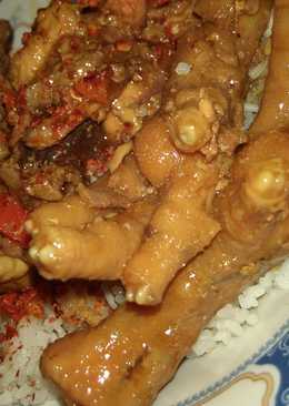 Ayam Ceker Pedas Manis / semur ceker pedas/
