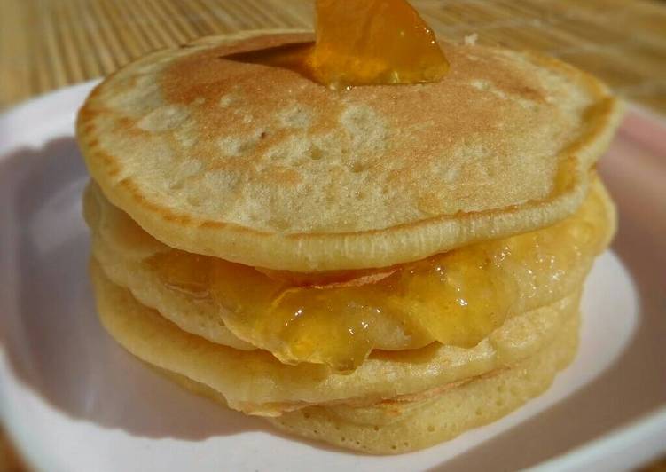 resep lengkap untuk Homemade Simple Pancake