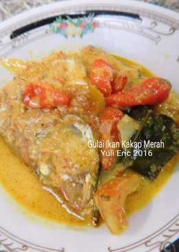 Gulai Ikan Kakap Merah Tabur Cabe Rawit