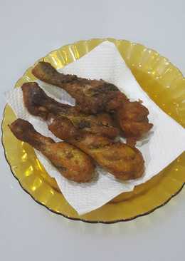 Ayam goreng bumbu kuning uenakkk