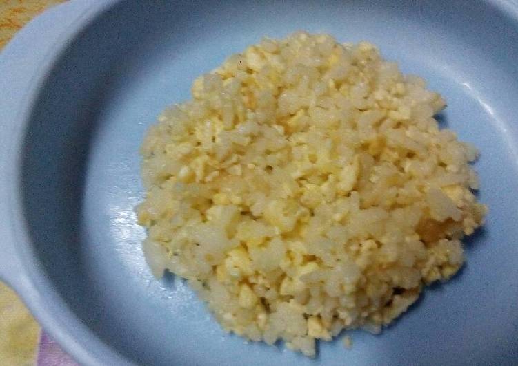 gambar untuk cara membuat Mpasi 1th (nasi,tahu,telur)
