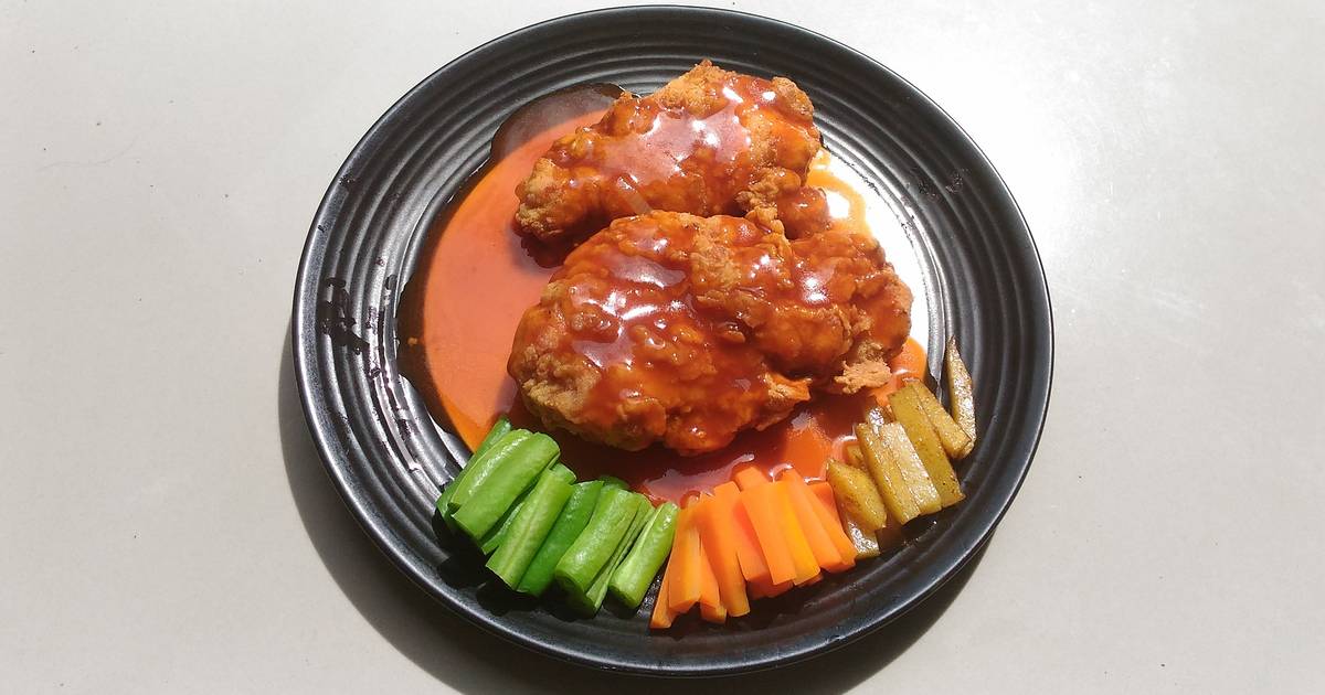 Resep Steak Chicken Katsu oleh Nur Imroatul Utsnaiyah
