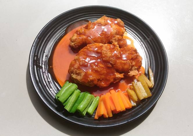 Resep Steak Chicken Katsu oleh Nur Imroatul Utsnaiyah 