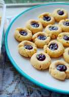 Blueberry Thumbprint Cookies