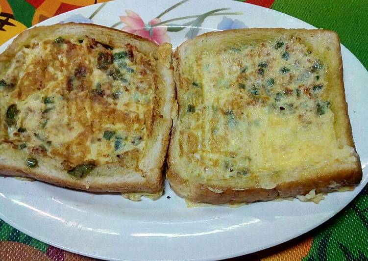 gambar untuk resep makanan Easy omelete in a hole