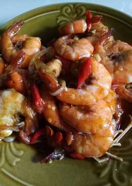 Udang saos pedas manis