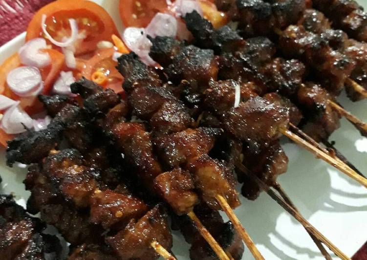 cara membuat Sate Kambing Empuk