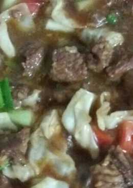 Tongseng daging sederhana