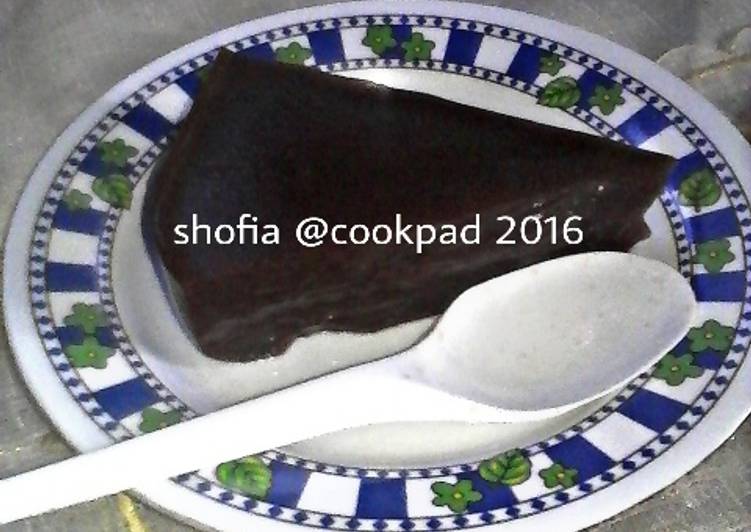 resep lengkap untuk Agar Nutrijel coklat