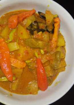 Sambel goreng kentang + ampela & pete