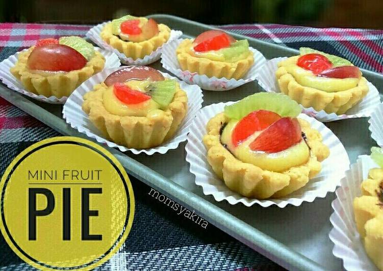 gambar untuk cara membuat Mini fruit pie